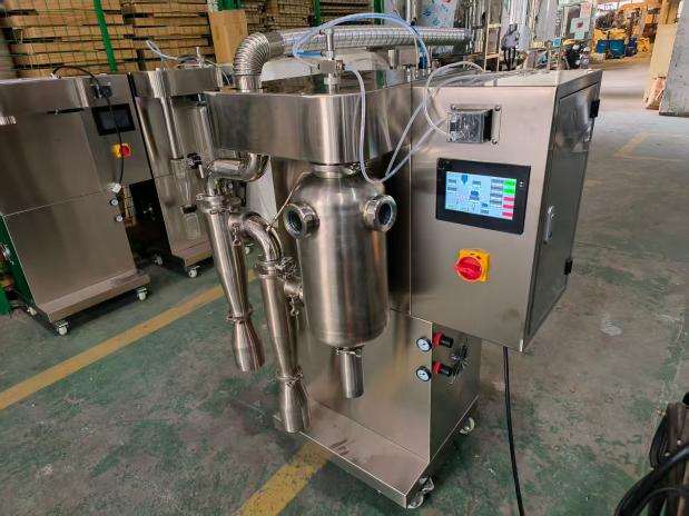 Dual separation spray dryer with smart HMI control system